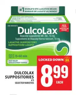 Food Basics DULCOLAX SUPPOSITORIES offer