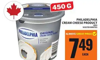 Food Basics PHILADELPHIA CREAM CHEESE PRODUCT offer