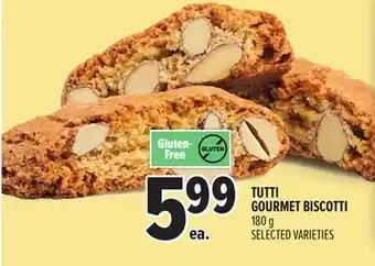 Metro TUTTI GOURMET BISCOTTI offer