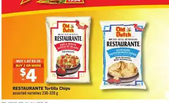 Foodland RESTAURANTE Tortilla Chips offer