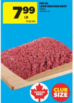 Real Canadian Superstore HALAL LEAN GROUND BEEF offer