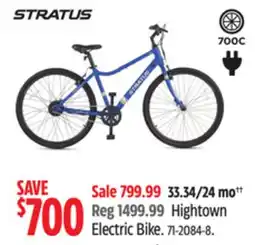 Canadian Tire Stratus Hightown Electric Bike offer