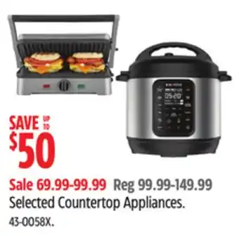 Canadian Tire Heritage Selected Countertop Appliances offer