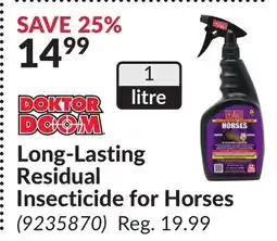 Princess Auto Long-Lasting Residual Insecticide for Horses offer