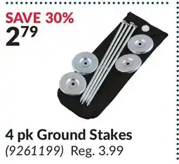 Princess Auto 4 pk Ground Stakes offer
