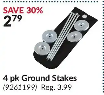 Princess Auto 4 pk Ground Stakes offer