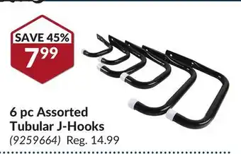 Princess Auto 6 pc Assorted Tubular J-Hooks offer