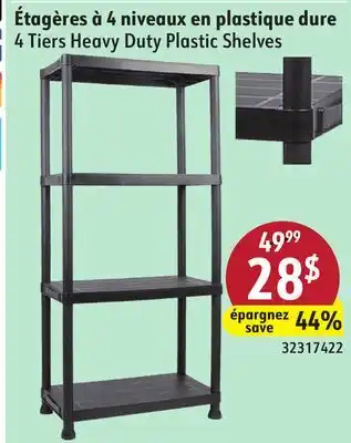 Sushi Shop 4 Tiers Heavy Duty Plastic Shelves offer