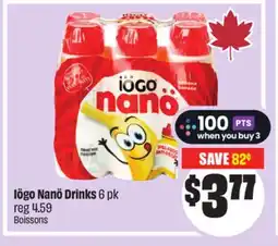 FreshCo Iogo Nano Drinks 6 pk offer