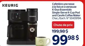 Walmart Single-Serve K-Cup Pod and Carafe Coffee Maker offer