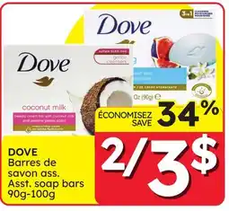 Rossy DOVE Asst. soap bars offer