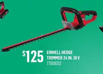 Canac Einhell Hedge Trimmer 24 in. 18 V offer