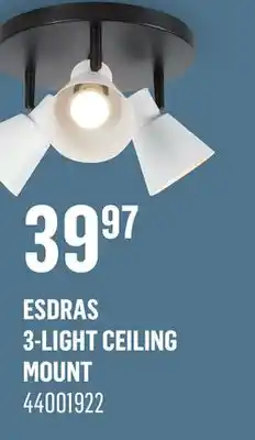 Canac Esdras 3-Light Ceiling Mount offer