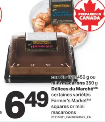 L'Intermarché CARRÉS, 400/450 G OU MINI MACARONS, 350 G DÉLICES DU MARCHÉ offer