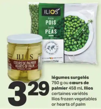 L'Intermarché LÉGUMES SURGELÉS,750 g ou, CŒURS DE, PALMIER 458 ML ILIOS offer