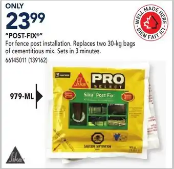 RONA POST-FIX offer