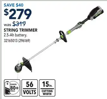 RONA EGO STRING TRIMMER offer