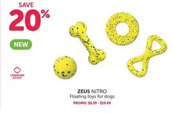 Mondou ZEUS NITRO Floating toys for dogs offer