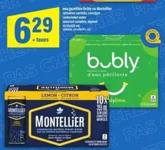 Maxi Bubly ou Montellier offer