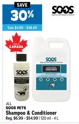 Ren’s Pets Depot ALL SOOS PETS Shampoo & Conditioner offer