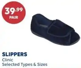 Shoppers Drug Mart Slippers clinic offer