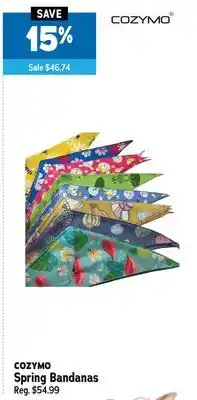 Ren’s Pets Depot COZYMO Spring Bandanas offer