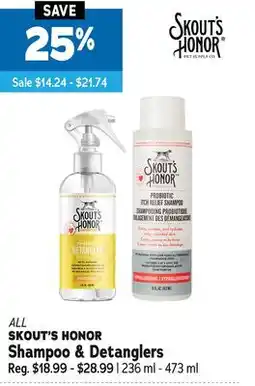 Ren’s Pets Depot ALL SKOUT'S HONOR Shampoo & Detanglers offer