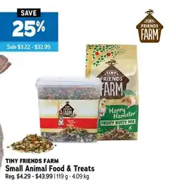 Ren’s Pets Depot TINY FRIENDS FARM Small Animal Food & Treats offer