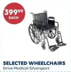 Shoppers Drug Mart Selected wheelchairs offer