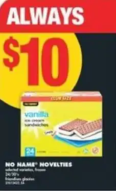 No Frills No name novelties offer