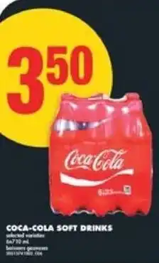 No Frills Coca-cola soft drinks offer