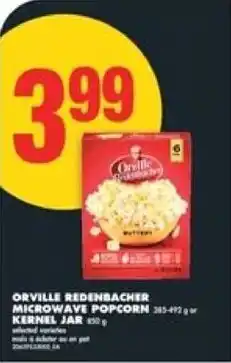 No Frills Orville redenbacher microwave popcorn kernel jar offer