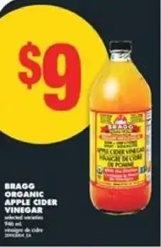 No Frills Bragg organic apple cider vinegar offer