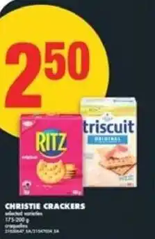 No Frills Christie crackers offer