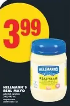 No Frills Hellmann's real mayo offer