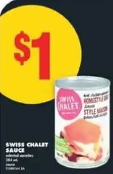 No Frills Swiss chalet sauce offer