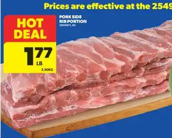 Real Canadian Superstore PORK SIDE RIB PORTION offer