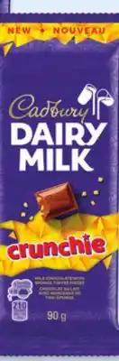 Walmart CADBURY DAIRY MILK Crunchie Bars offer