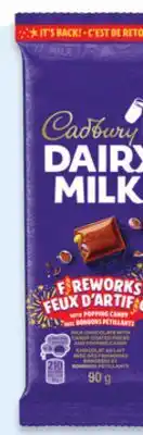 Walmart CADBURY DAIRY MILK Fireworks Bars offer