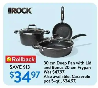 Walmart The Rock Cookware Set offer