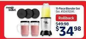 Walmart Magic Bullet 11-Piece Blender Set offer