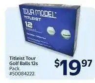 Walmart Titleist Tour Golf Balls 12s Pack offer