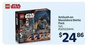 Walmart LEGO Star Wars Ambush On Mandalore Battle Pack offer