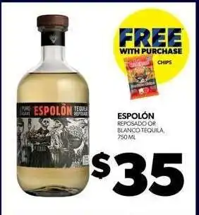 Real Canadian Liquorstore Espolón Tequila offer