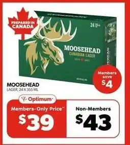 Real Canadian Liquorstore Moosehead Lager offer