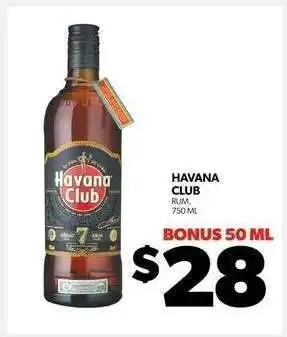 Real Canadian Liquorstore Havana Club offer
