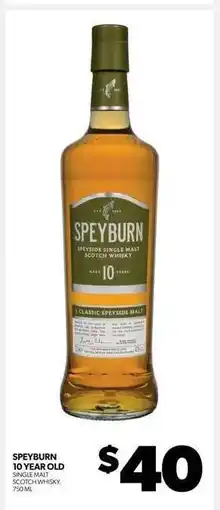 Real Canadian Liquorstore SPEYBURN 10 YEAR OLD offer