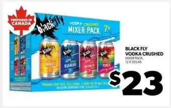 Real Canadian Liquorstore Black Fly Vodka Crushed offer