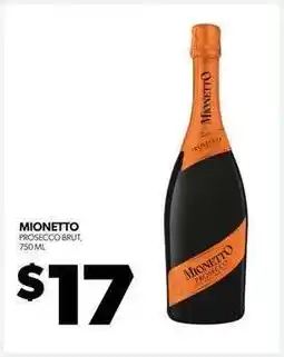 Real Canadian Liquorstore Mionetto Prosecco Brut offer