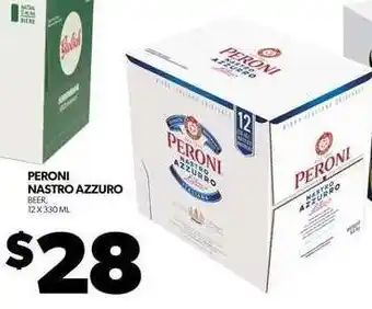Real Canadian Liquorstore Peroni Nastro Azzuro offer